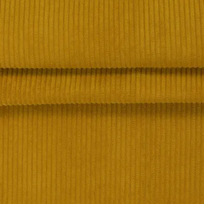 Samt Cord/ Velvet Corduroy ab 1mx140cm Martindale >60.000 Rubs Polsterstoff Dekostoff gelbgold