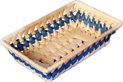 Zdjęcie produktu dla Koszyczek na pieczywo prostokątny 17cm niebieski