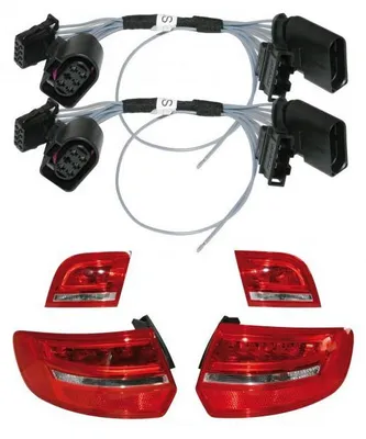 Immagine prodotto di Adattatore per fanale posteriore a LED originale Kufatec SET facelift per Audi A3 8P Sportback