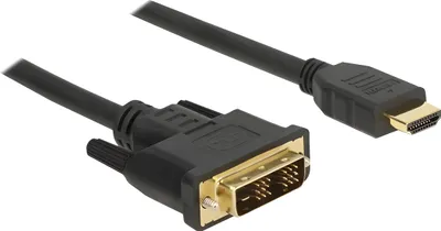 Obrázek produktu pro DeLOCK 85585, 3 m, DVI, HDMI Typ A (standardní), Samec, Samec, Přímý