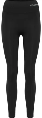 Produktbild von hummel Sportleggings Hoher Schnitt Elastischer Bund Einfarbig Größe: S