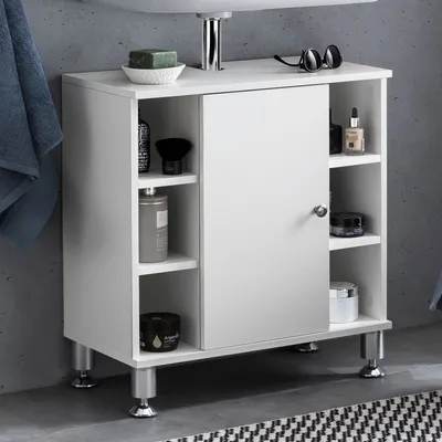 Productafbeelding van Famanu wastafelmeubels - Modern design met veel opbergruimte - Wit
