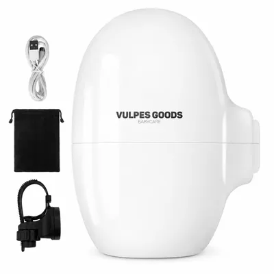 Produktbild von Vulpes Goods Kinderwagenschaukler, Baby-Schaukel für Kinderwagen, Einschlafhilfe für Babys, Automatisches Schaukeln, Inkl. Tragetasche, Weiß