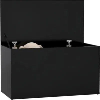 Produktbild von "im Sonderangebot" Aufbewahrungstruhe Schwarz 84x42x46 cm Holzwerkstoff DEMöbel 6160072