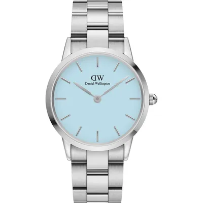 Image de Juste le temps Classique Daniel Wellington Argent Collection Iconic Link - femme