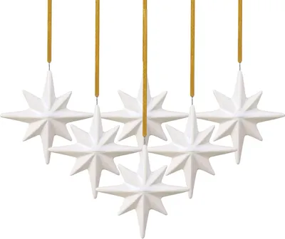 Image de like. by Villeroy & Boch Winter Glow Ornament Set de 6 étoiles - DS