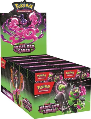 Produktbild von Pokémon Boosterbundle Karmesin & Purpur – Nebel der Sagen