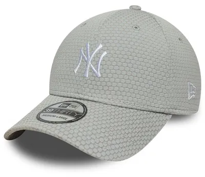 Produktbild von New Era 39Thirty Stretch Cap - New York Yankees grau - L/XL