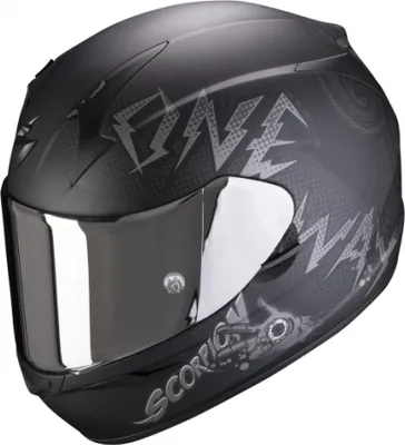 Obrázek produktu pro Moto přilba SCORPION EXO-390 ONEWAY matná černo/stříbrná XL