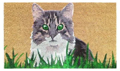 Kokosdeurmat 40x70 cm mit Anti-Rutsch-PVC-Rückseite