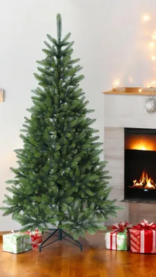 Produktbild von Künstlicher Weihnachtsbaum Premium voll Spritzguss 180 cm 1471 Zweige mit Metallständer klappbar