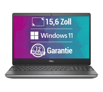 Produktbild von Dell Precision 7550 15,6 Zoll Full HD Laptop - Intel Core i7-10850H (10.Gen) bis zu 6x 5,1GHz - 16GB RAM - 1000GB SSD M.2 - Windows 11 Pro - Norton