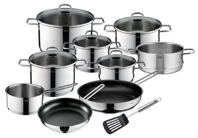 Produktbild von Silit Kochgeschirr-Set Alicante silber 10-tlg. 10 Set