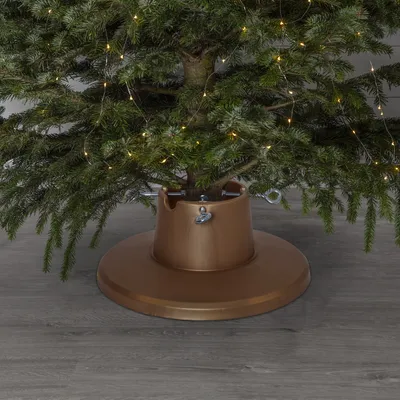 Christbaumständer LARS - Stammdurchmesser 3,5-10,5cm - Höhe bis 2,1m -  Wassertank 1,6L - gold
