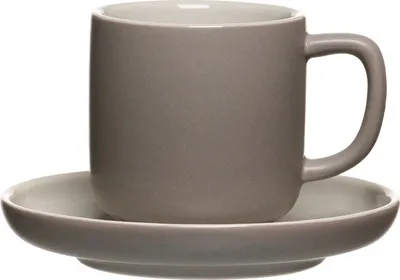 Produktbild von Ritzenhoff & Breker JASPER Espressotasse mit Untertasse 100 ml taupe