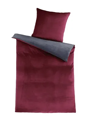 Produktbild von Holiday Heimtex OptiDream Cashmere-Like High Class Bettwäsche 135x200 cm , anthrazit bordeaux