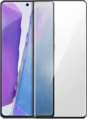 Produktbild von Avizar, Displayschutzfolie aus Glas für Samsung Galaxy Note 20, Schwarz
