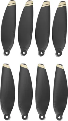 Productafbeelding van Drone Propellers - Vervangingsonderdeel - Stabiel Vliegen - Lichtgewicht Ontwerp - 2 Paren - Gouden Rand