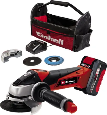 Zdjęcie produktu dla Einhell Akku-Winkelschleifer TE-AG 18/115 Li 4Ah/18V