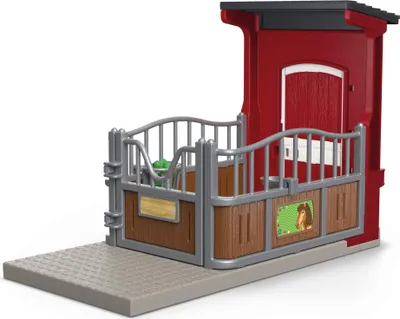 Produktbild von schleich FARM WORLD Ponybox mit Mustang Stute, Tier, Buildings, Farm animals / farm toys, Horse Stable, Horses, 3 Jahr(e), Mehrfarbig