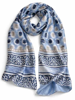 Produktbild von Schal Mykokos XL Satin Schal in sommerlichem Look von collezione alessandro