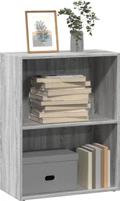 Produktbild von "2026 Promotion" Bücherregal, Gute Qualität, Grau Sonoma 60x30x77 cm Holzwerkstoff - Bücherregal, Gute Qualität,e MM972
