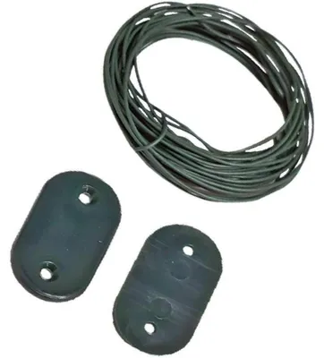 Image de Kit de Fixation Vert pour Brise-Vue - Lot de 30 et 4m de Fil - Résistant et Pratique - D-Work