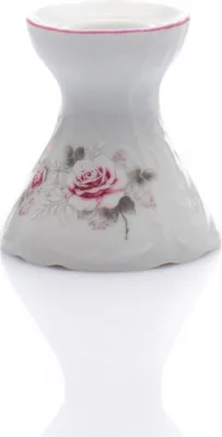 Produktbild von Thun 1794 Kerzenleuchter, 6,5 cm, tschechisches Porzellan, Bernadotte, rosa, rosa Streifen, Thun