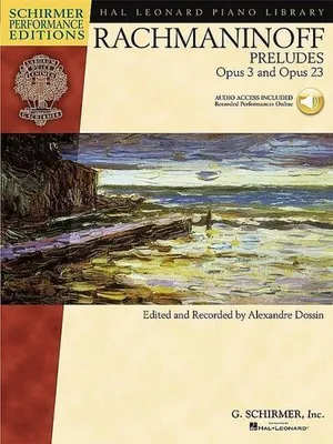 Obrázok produktu pre Serge Rachmaninoff - Preludes, Opus 3 and Opus 23 Piano with Recordings of Performances Schirmer Performance Edition Book/Online Audio