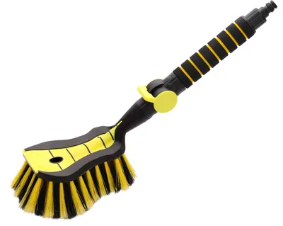 Produktbild von Walser Waschbürste Premium PVC-Borsten gelb/schwarz, 23101
