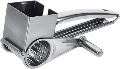 Produktbild von Käse Rasp - Küchen Rasp Gemüse - Zubereitung von Lebensmitteln - Multifunktionales Küchenwerkzeug - 20 cm - Silber