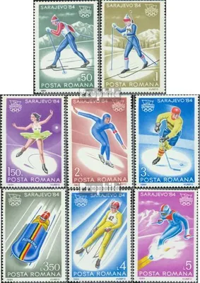Produktbild von Briefmarken Rumänien 1984 Mi 4003-4010 (kompl.Ausg.) postfrisch Olympische Winterspiele 1984