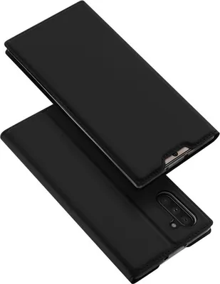Zdjęcie produktu dla Etui książkowe DUX DUCIS kompatybilne z XIAOMI MI NOTE 10 LITE pokrowiec na telefon etui ochronne z funkcją podstawki, miejsce na kartę czarny