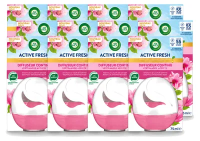 Productafbeelding van 12 x Air Wick Deco Sphere geurverspreider Magnolia & Kersenbloesem – 75 ml - Voordeelverpakking - 12 stuks