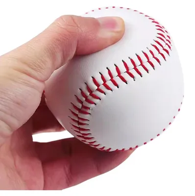 Productafbeelding van Softbal - Honkbal training bal - 9 inch - 2 stuks - Zacht Polyurethanvoor beginners