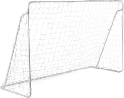 Image de But de football Outtec® - 240 x 150 x 90 cm - équipement d'entraînement de football pour enfants et adultes - filet, ancrage au sol inclus - pour jardin, entraînement de football