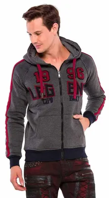 Produktbild von CL357 Herren Sweatjacke mit Stickerei