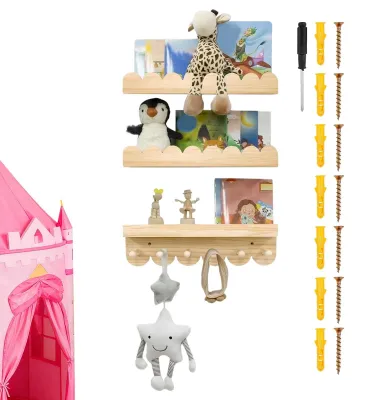 Productafbeelding van Wandplank Set van 3 voor Kinderkamers