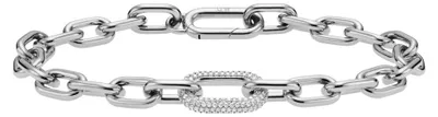 Image de Bracelet n acier avec cristaux Crystal Link DW00400608 - Longueur : 18,5 cm.