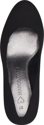 Produktbild von MARCO TOZZI Damen Pumps elegant vielseitig kleines Plateau Textil 2-22411-41, Größe:39 EU, Farbe:Schwarz