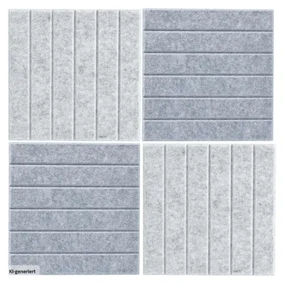 Produktbild von ZELLER PRESENT Pinboard-Set Filz 4teilig