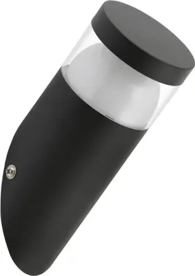 Produktbild von Briloner Modern Moderne schräge Außen Wandleuchte schwarz inkl. LED - Prim / Außenbeleuchtung Kunststoff /Stahl Rund / (nicht austauschbare) LED Max. 1 x 4.5 Watt