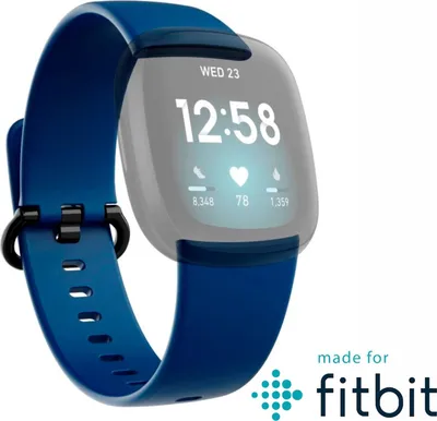 Produktbild von Armband für Fitbit Versa3/Sense, Ersatzarmband, universal, Dunkelblau
