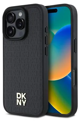 Produktbild von DKNY, Schutzhülle Apple iPhone 16 Pro MagSafe kompatibel, Schwarz