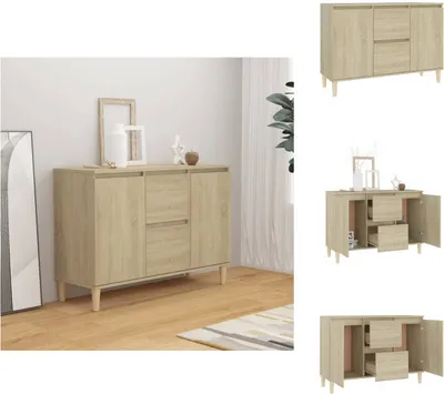 Image de vidaXL Sideboard Chêne Sonoma 103,5x35x70 cm Bois composite - Sideboards