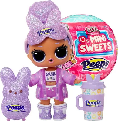 Produktbild von L.O.L. Surprise! Loves PEEPS Tots - Cozy Bunny, Mini-Puppe, Weiblich, 4 Jahr(e), Junge/Mädchen, 76,2 mm, Mehrfarbig