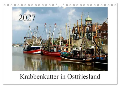Produktbild von Krabbenkutter in Ostfriesland (Wandkalender 2027 DIN A4 quer), CALVENDO Monatskalender