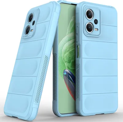 Produktbild von Redmi Note 12 5G Hülle, Weich TPU Silikon Stossfest Anti-rutsch Schutzhülle für Xiaomi Redmi Note 12 5G Blau