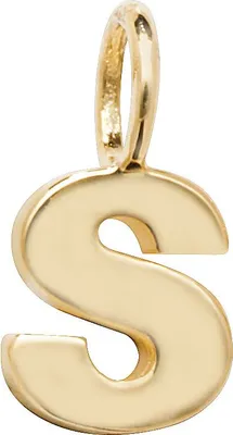 Produktbild von Schöner 9 Karat (375) Gold Buchstaben / Initiale Damen - Anhänger - 6mm*6mm; TRS35311LTS