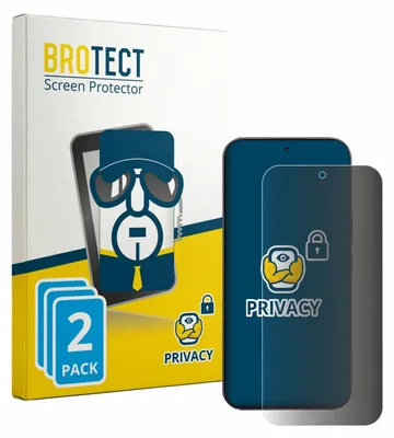 Produktbild von 2x BROTECT Sichtschutzfolie für Xiaomi Redmi K100 Pro Anti-Spy Privacy Sichtschutz Blickschutz Folie Blaulicht-Schutz